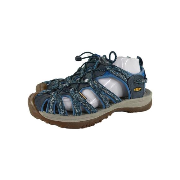 Keen Whisper Navy Blue Hiking Closed-Toe US 9.5 Trail Walking Sandals Shoes - Picture 1 of 13